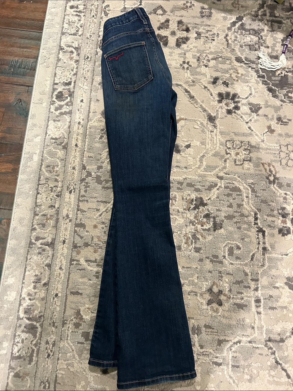 Women's Dark Blue Flare Jeans